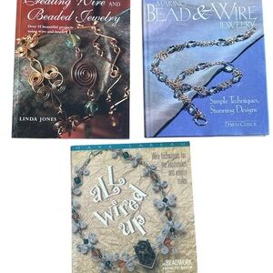 Wire and Bead Jewelry making Book Set - Linda Jones, Dawn Cusick, Mark LaReau